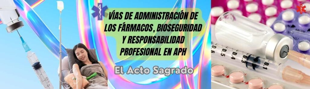 Vías De Administración De Los Fármacos, Bioseguridad Y Responsabilidad Profesional En APH: El Acto Sagrado